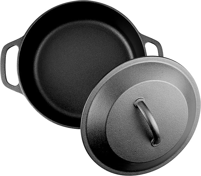 VORRINGARD Pre-Seasoned Cast Iron Dutch Oven - Image 7