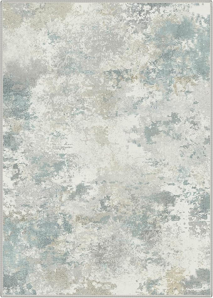 Area Rugs 5x7 for Living Room Bedroom, Modern Abstract Machine Washable Rug - Image 5