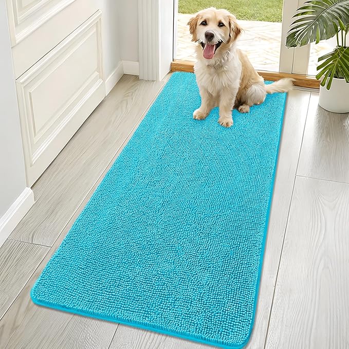 OLANLY Dog Door Mat for Muddy Paws 70x32, Absorbs Moisture and Dirt, Absorbent by OLANLY