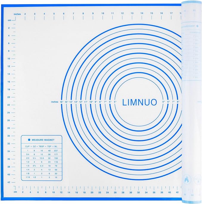 Silicone Baking Mat，Non Stick Rolling Dough by LIMNUO