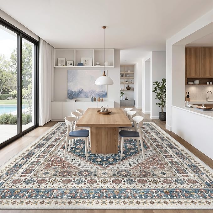 zesthome 10x14 Area Rugs, Stain Resistant Washable Rug, Ultra-Thin Rugs - Image 8