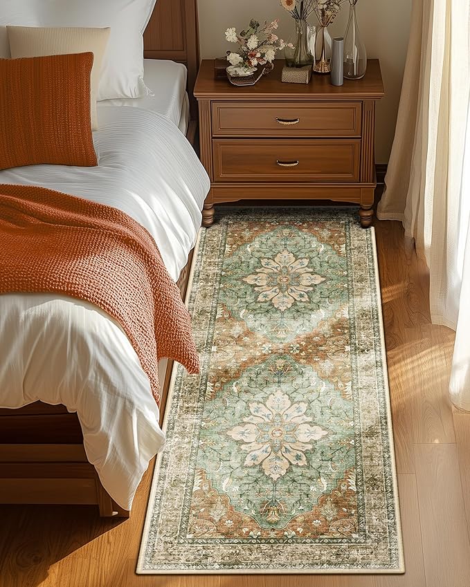 Area Rugs 2'x6' Runner Rug Non Slip Washable - Image 2