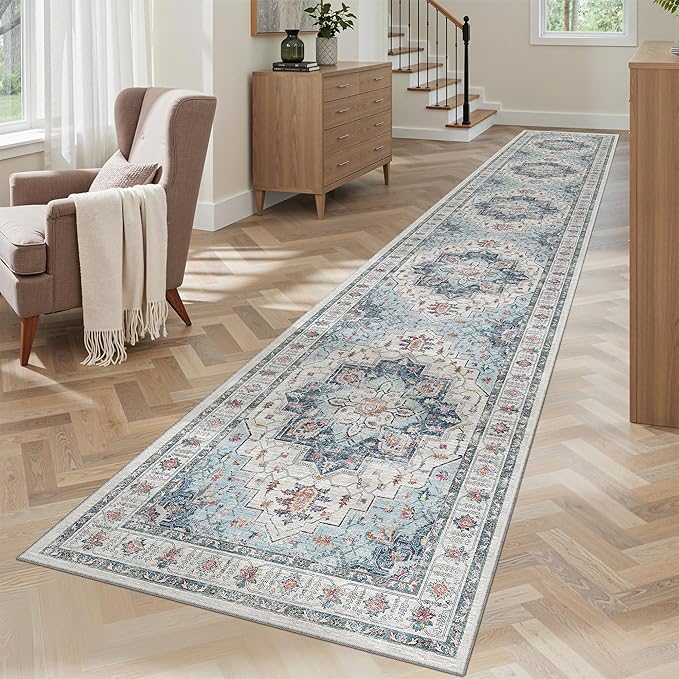 Madane Hallway Runner Rug 2x12, Extra Long Washable Runner Rugs by Madane