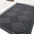 OLANLY Front Door Mat Outside Entrance 29.5x17, Heavy Duty Sturdy Natural by OLANLY