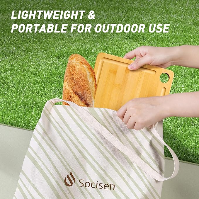 Bamboo Wood Cutting Board for Kitchen 12" x 8" Mini Wooden Charcuterie Boards - Image 7