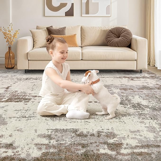 UERMEI 9x12 Area Rug Living Room Rugs - Image 4