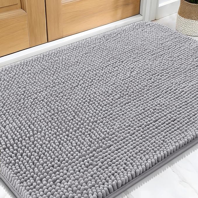 OLANLY Dog Door Mat for Muddy Paws 34x21, Absorbs Moisture and Dirt, Absorbent by OLANLY