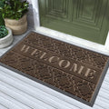 Yimobra Welcome Mat Outdoor Indoor, All-Season Waterproof Front Door Mat by Yimobra