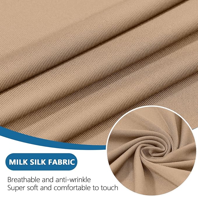 hyha Milk Silk Couch Cushion Covers, Soft Magic Sofa Covers Washable - Image 4