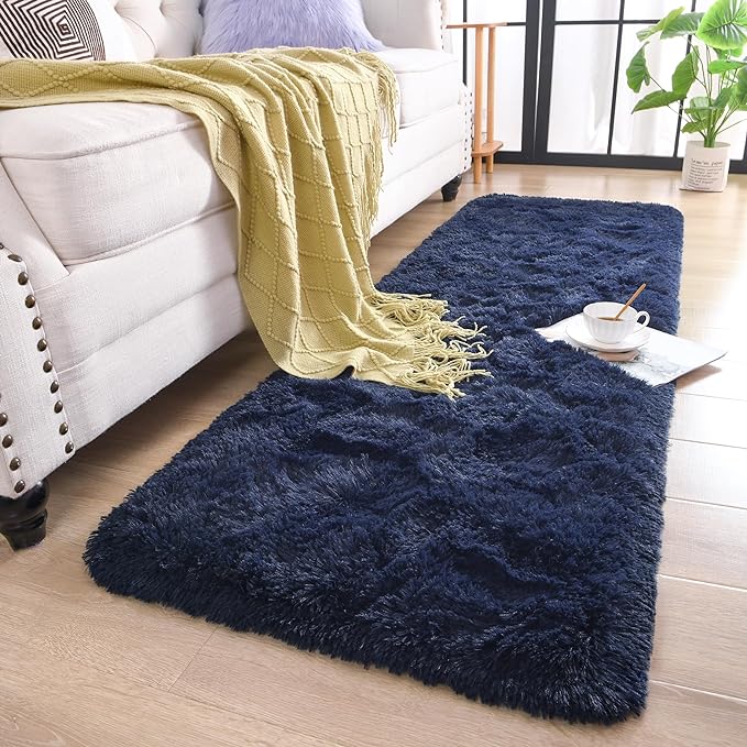 Chicrug Soft Runner Rugs for Bedroom Living Room Plush Fluffy Rug 2x7 Feet - Image 2
