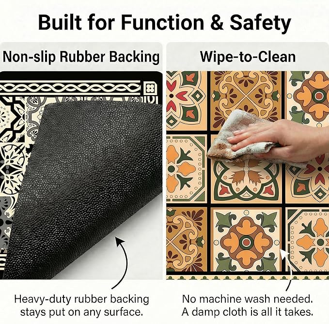 Boho Dish Drying Mat for Kitchen Counter - Image 3