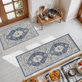 Kitchen Sink Rugs Set 0f 2: Washable Non-Slip Hardwood Floor Mat by HYHAOYUNLAI