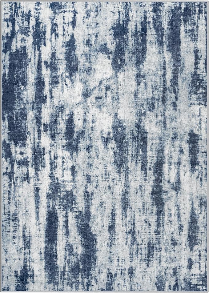 10x14 Area Rugs Washable Rug: Modern Abstract Living Room Rug Soft Anti-Skid - Image 2
