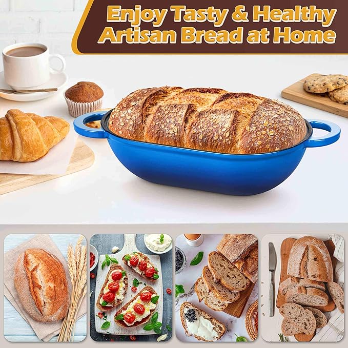 Homikit Enameled Cast Iron Dutch Oven