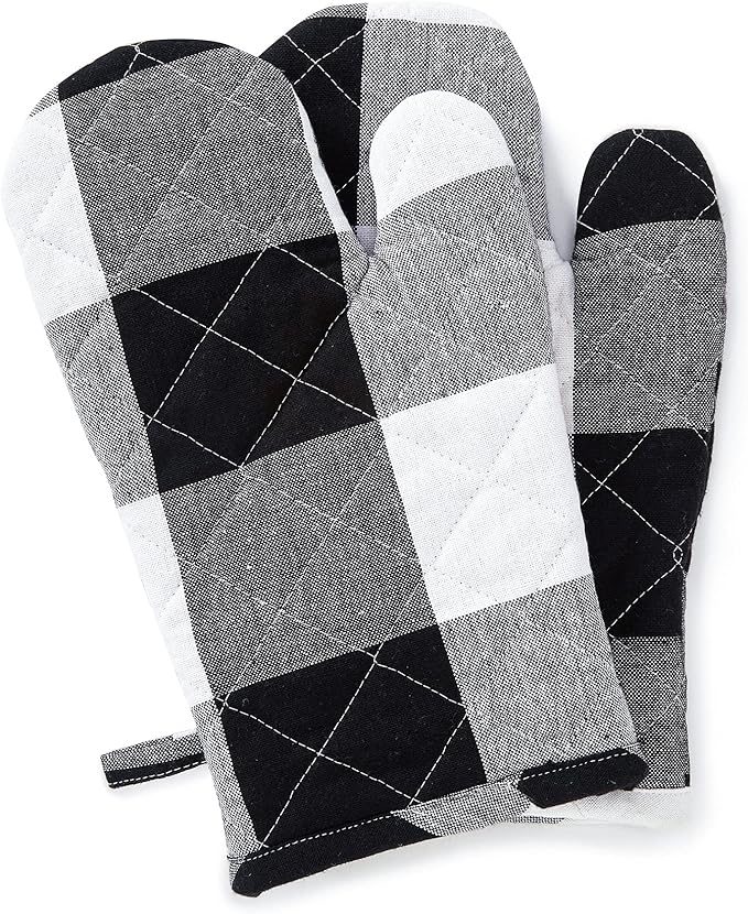 Encasa XO Long 12"x7" Oven Microwave Hand Gloves Mitts - Image 2