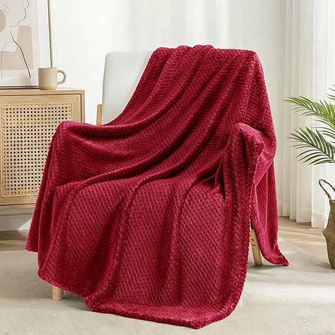 Exclusivo Mezcla Fleece Bed Blanket Twin Size, Super Soft and Warm Blankets - Image 4