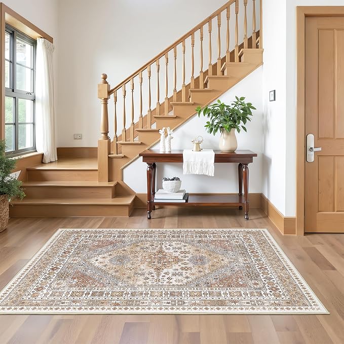 4x6 Area Rugs for Living Room, Non-Slip Backing Small Kids Rugs for Bedroom - Image 5