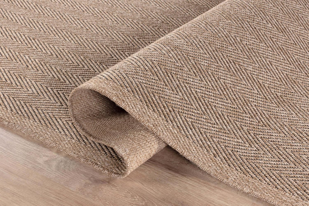 CAMILSON Easy Jute Rug 10x14, Indoor Outdoor Natural Color Fiber Area Rugs fo...