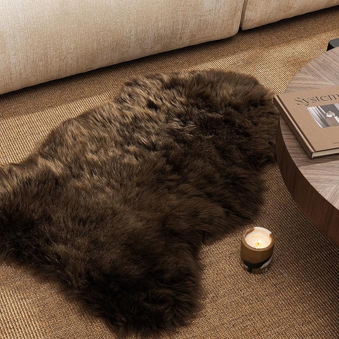 Ashler Faux Fur Rug, Fluffy Shaggy Area Rug, Ultra Soft 2.3 x 3.3 Feet - Image 3
