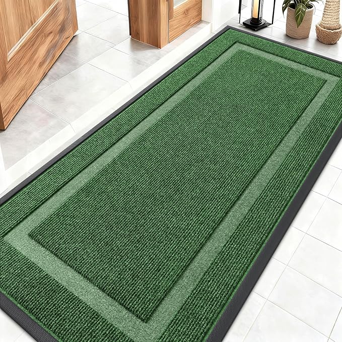 OLANLY Front Door Mat Indoor Outdoor Entrance, Waterproof All-Season, by OLANLY