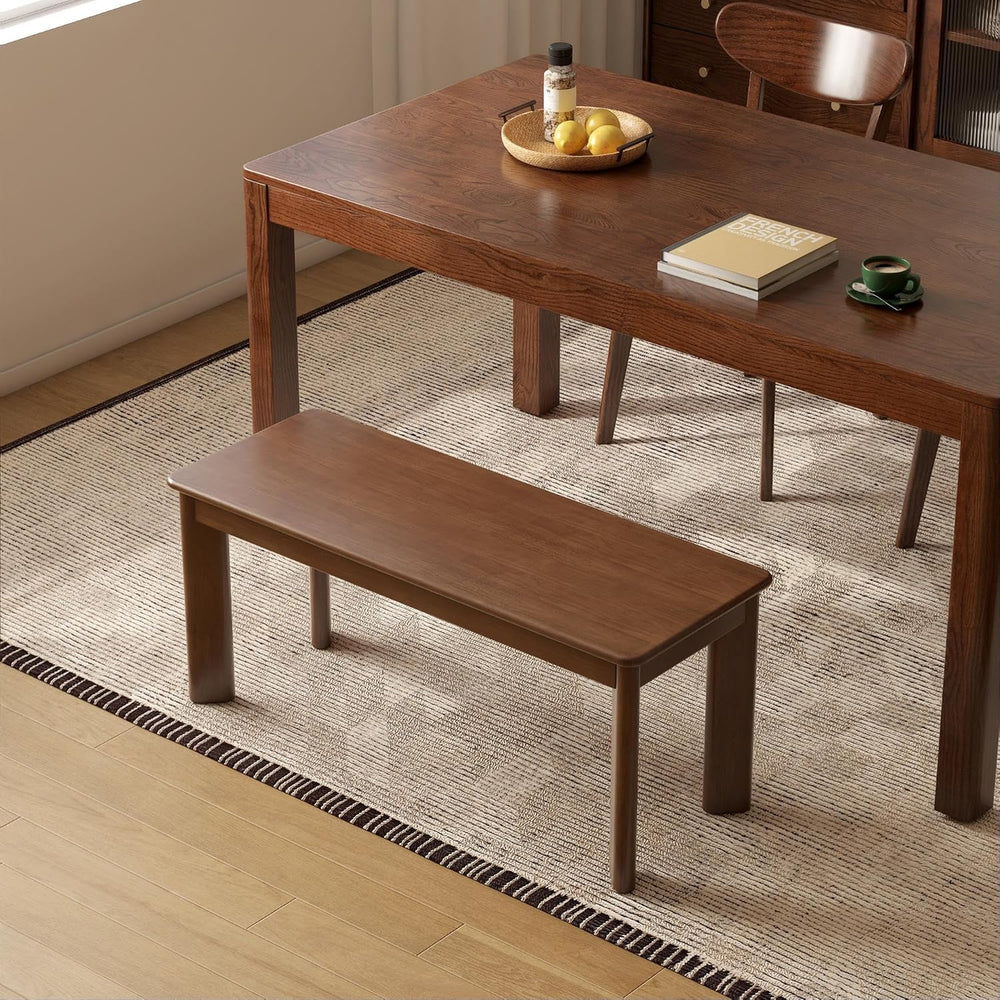 YESWOOD 39.4'' Solid Wood Dining Bench