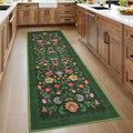 Protea Floral Rug 2.5x8 Runners by GarveeHome