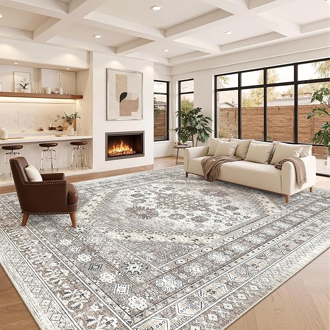 zesthome 10x14 Area Rugs, Stain Resistant Washable Rug, Ultra-Thin Rugs - Image 4