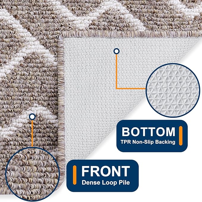 OLANLY Front Door Mat, Non-Slip Rubber Backing, Dirt Resistant and Absorbent - Image 4