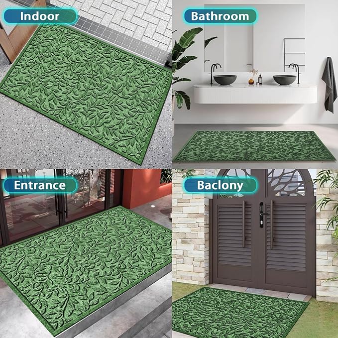 Bulijojo Sturdy Front Entrance Doormats, Durable Heavy Duty Welcome Mat - Image 6