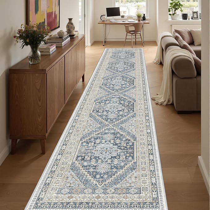 Washable Runner Rug 2.5x16, Non-Slip Long Kitchen Mats - Image 3