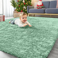 OLANLY Area Rugs for Living Room Bedroom, Machine Washable 4x5.9 ft Soft Fluffy by OLANLY