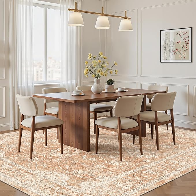 Madane 5x7 Area Rugs for Living Room, Washable Vintage Rug - Image 3