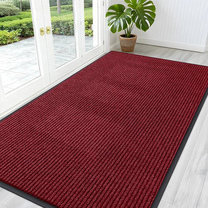 OLANLY Front Door Mat Indoor Outdoor Entrance, Waterproof Heavy Duty Doormat by OLANLY