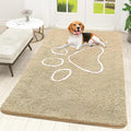 OLANLY Dog Door Mat for Muddy Paws 70x46, Paw Print Design, Absorbs Moisture by OLANLY