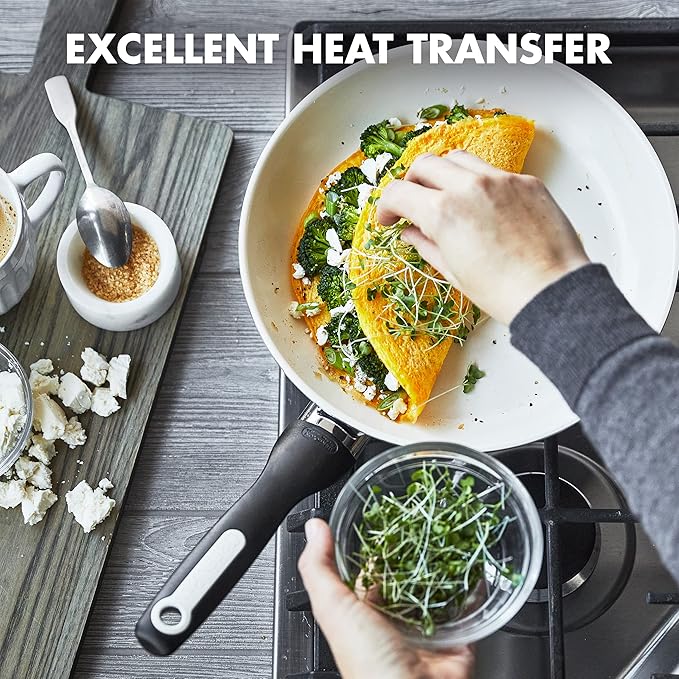 GreenPan Rio Healthy Ceramic Nonstick 10" Frying Pan Skillet, Dishwasher Safe - Image 5