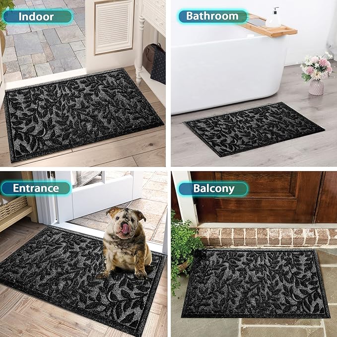 Bulijojo Sturdy Front Entrance Doormats, Durable Heavy Duty Welcome Mat - Image 6