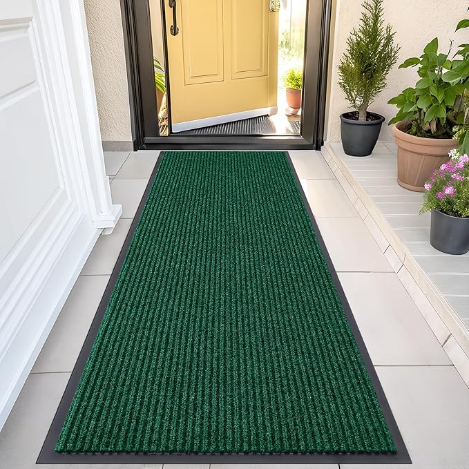 OLANLY Front Door Mat Indoor Outdoor Entrance, Waterproof Heavy Duty Doormat by OLANLY