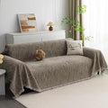 MYSKY HOME Loveseat Cover Sand Couch Cover Sectional Couch Covers by MYSKYHOME