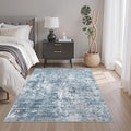 Soalmost Area Rugs 4x6 for Living Room, Vintage Abstract Washable Rugs for by Soalmost