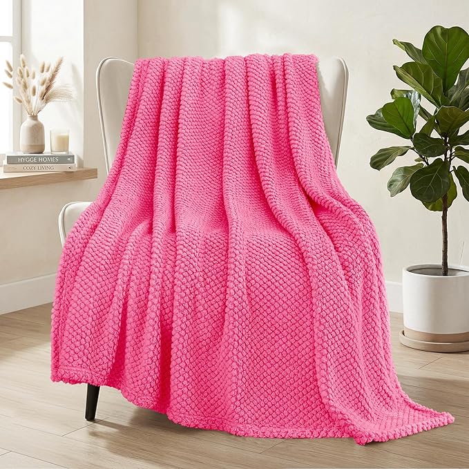 Whale Flotilla Extra Large Fuzzy Fleece Throw Blanket by WHALEFLOTILLA