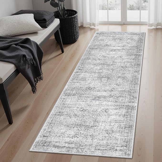 Runner Rug 2x5 Washable Non-Slip Kitchen Runner Rugs by Soalmost
