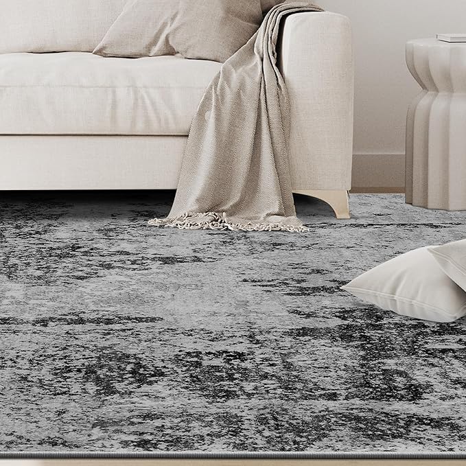 5x7 Area Rugs for Living Room Rug Washable: Abstract Rug for Dining Room - Image 9