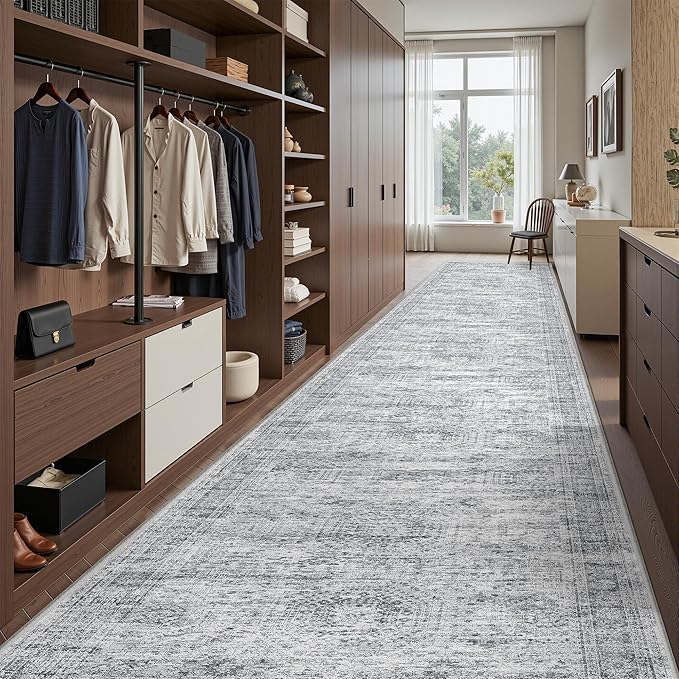 3x16 Washable Runner Rug for Hallway, Non-Slip Long Hallway Runner for Entryway - Image 5