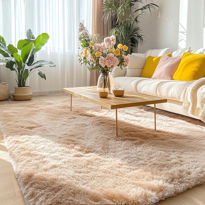 OLANLY 5x6 Area Rugs for Living Room Bedroom, Machine Washable Soft Fluffy - Image 3