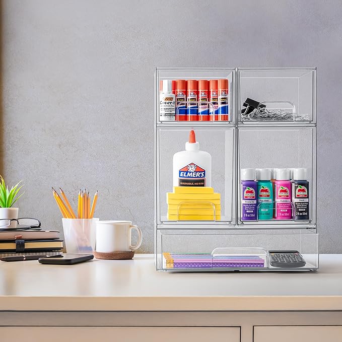 Sorbus Acrylic Storage Containers - Image 2