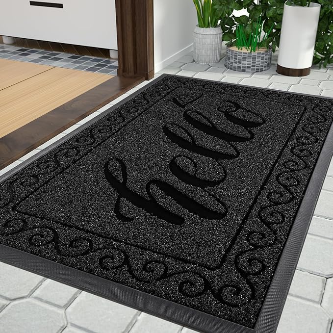 Yimobra Welcome Mats for Front Door 29.5x17, Heavy Duty Waterproof Outdoor Door by Yimobra