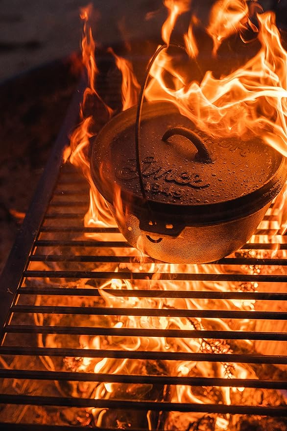 Stansport Pre-Seasoned Cast Iron Dutch Oven - Image 4