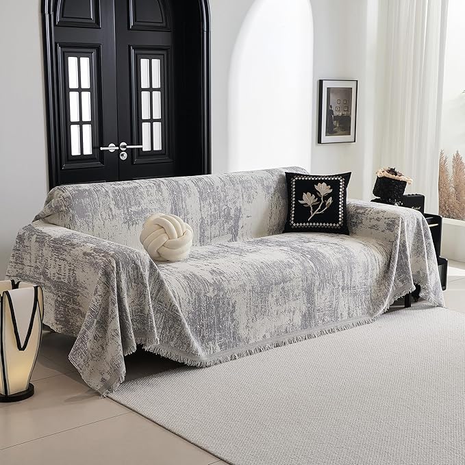 MYSKY HOME Couch Cover for Sectional Sofa Set Furniture Sofa Cover Washable for - Image 2