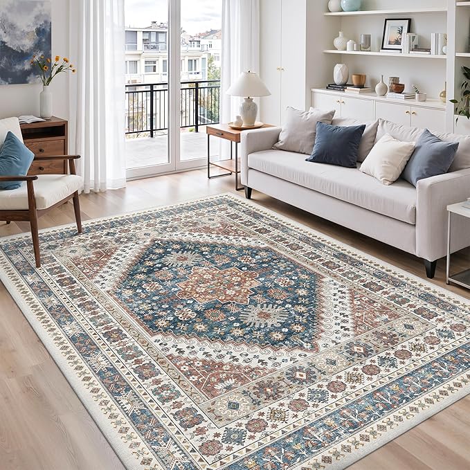 zesthome 6x9 Area Rug, Super Soft Washable Rugs - Image 4