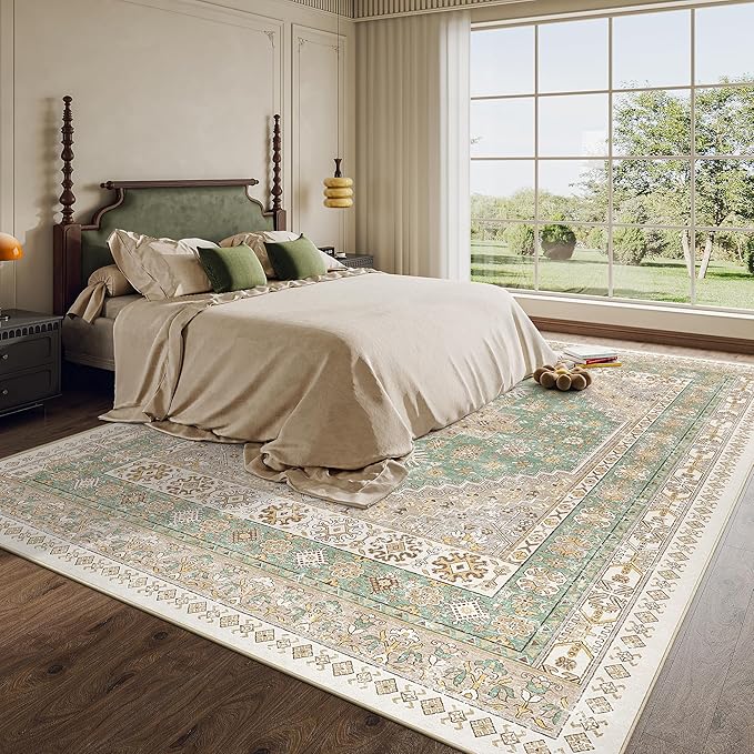 zesthome 9x12 Area Rugs, Stain Resistant Washable Rug, Ultra-Thin Rugs - Image 9